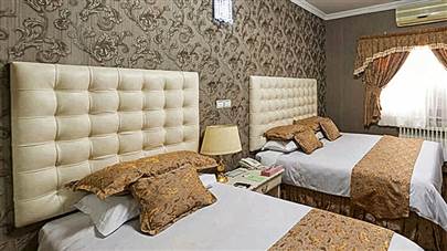 اتاق دو تخته تویین هتل پارسه شیراز